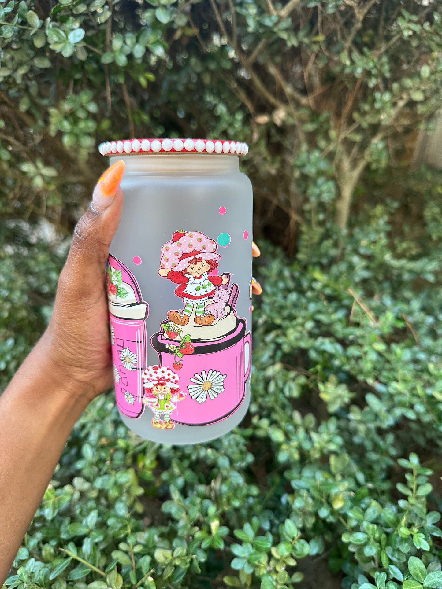 Sweet Delight: Strawberry Shortcake Libbey Glass Cup